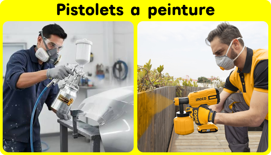 Pistolets à peinture